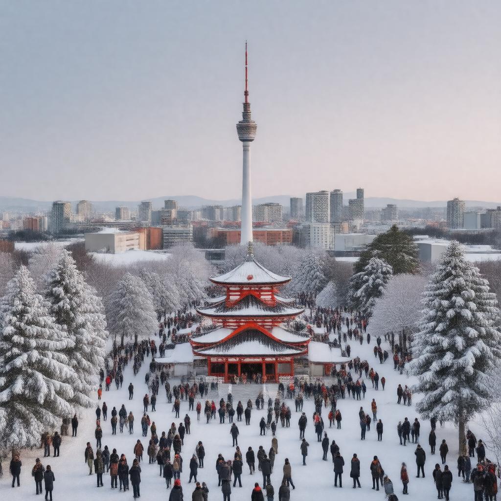 AI-created image of Sapporo, Japan