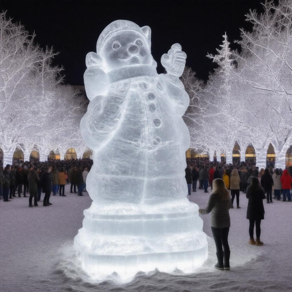 Click to view larger image AI-created image of Sapporo Snow Festival
