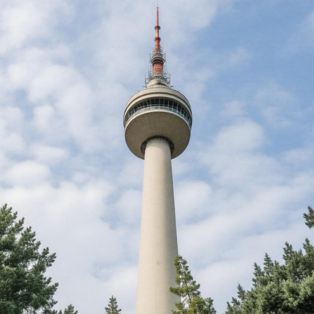 AI-created image of Sapporo TV Tower