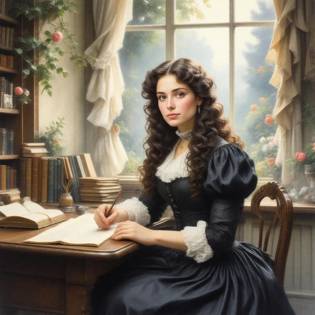 AI-created image of Sara Coleridge