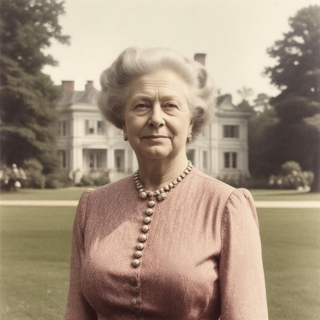 Click to view larger image AI-created image of Sara Delano Roosevelt