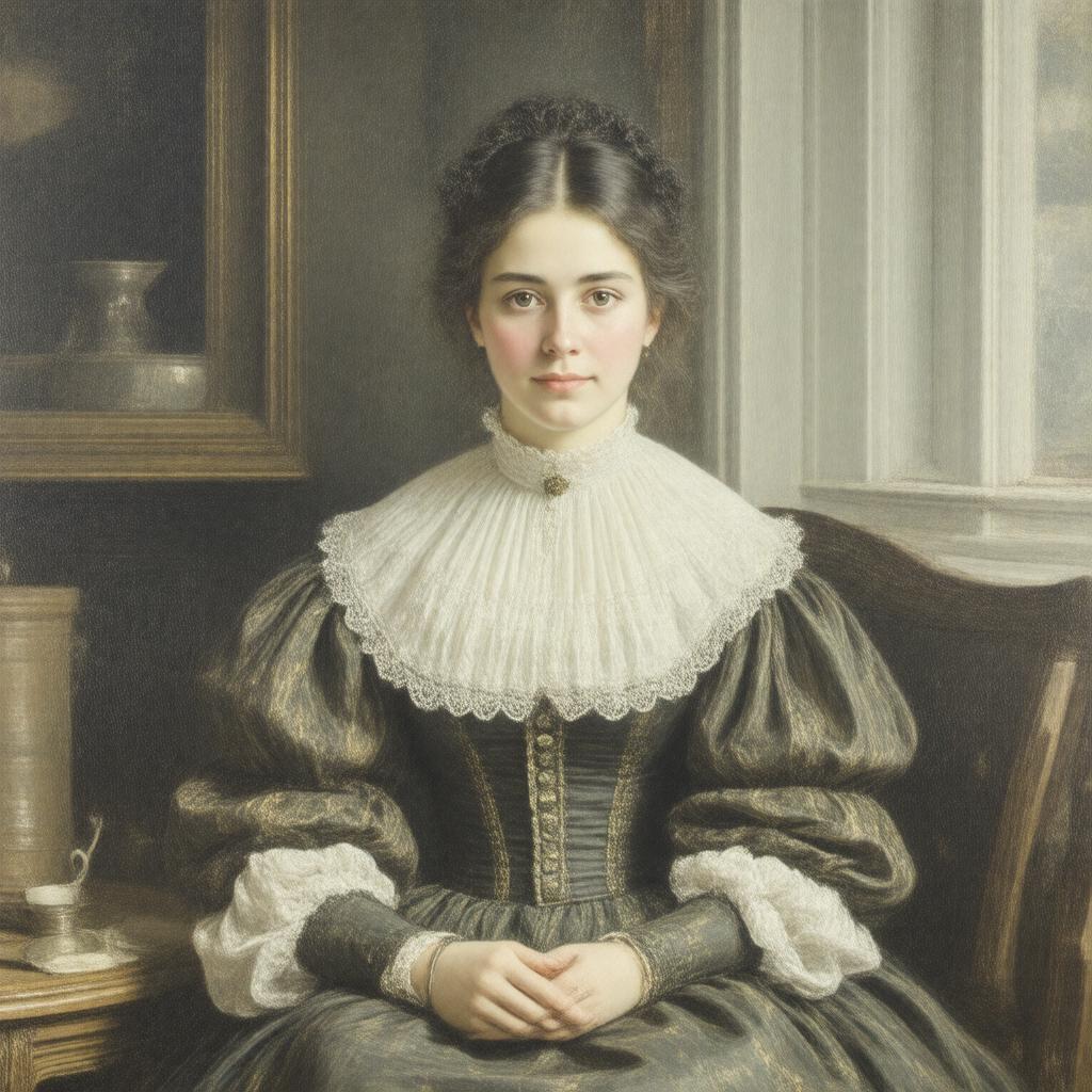 AI-created image of Sara Fricker