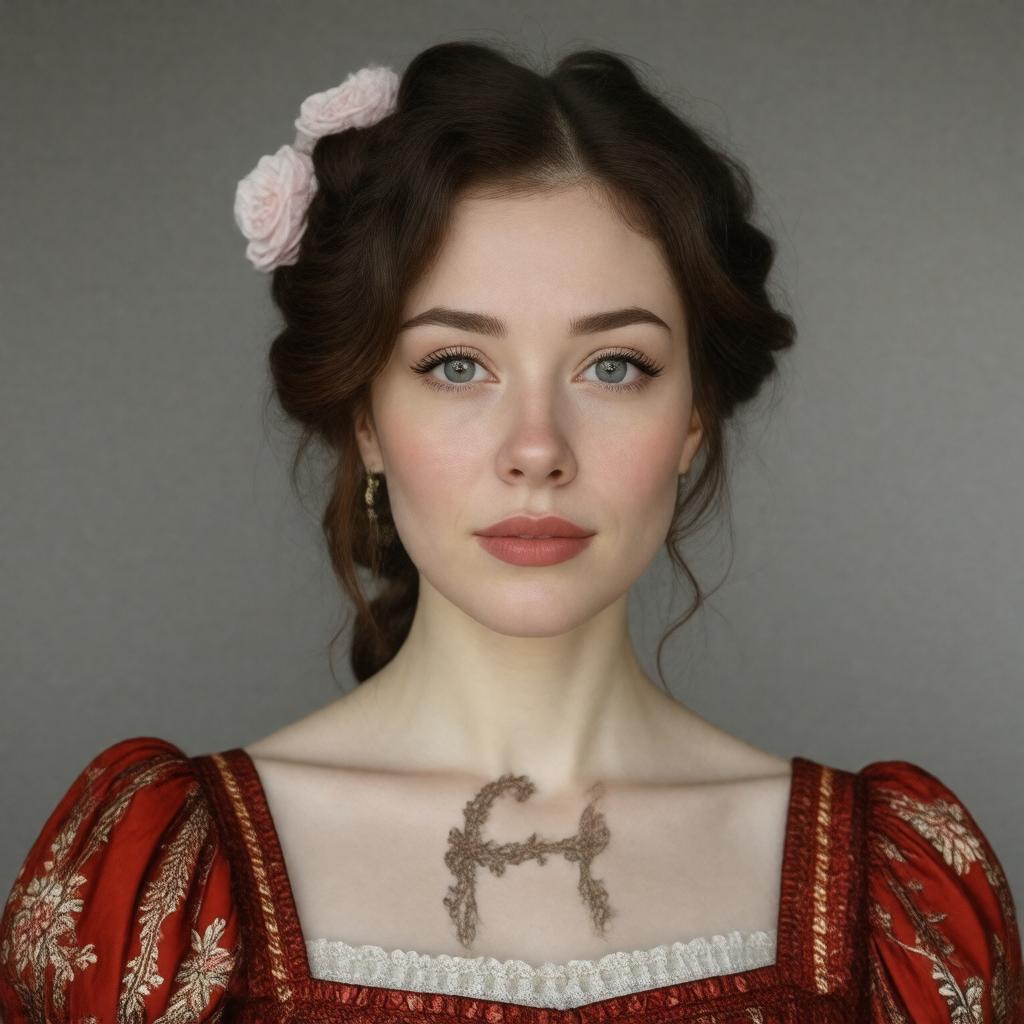 AI-created image of Sara Topham