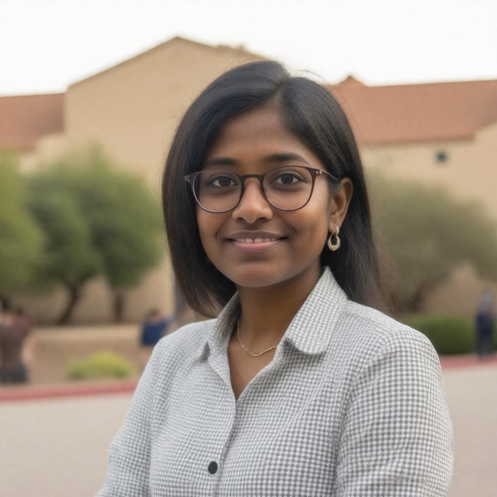 AI-created image of Sarada Panchanathan