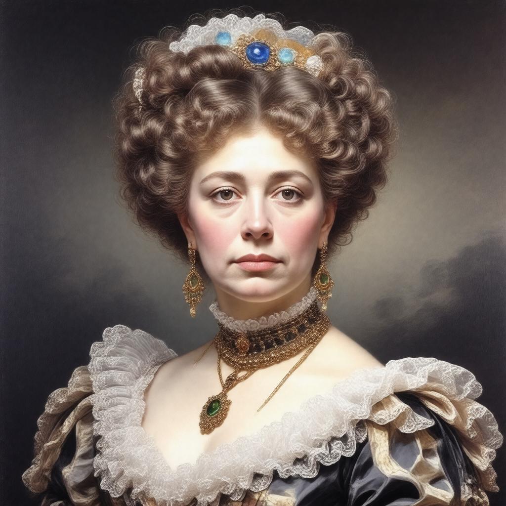 AI-created image of Sarah Bernhardt