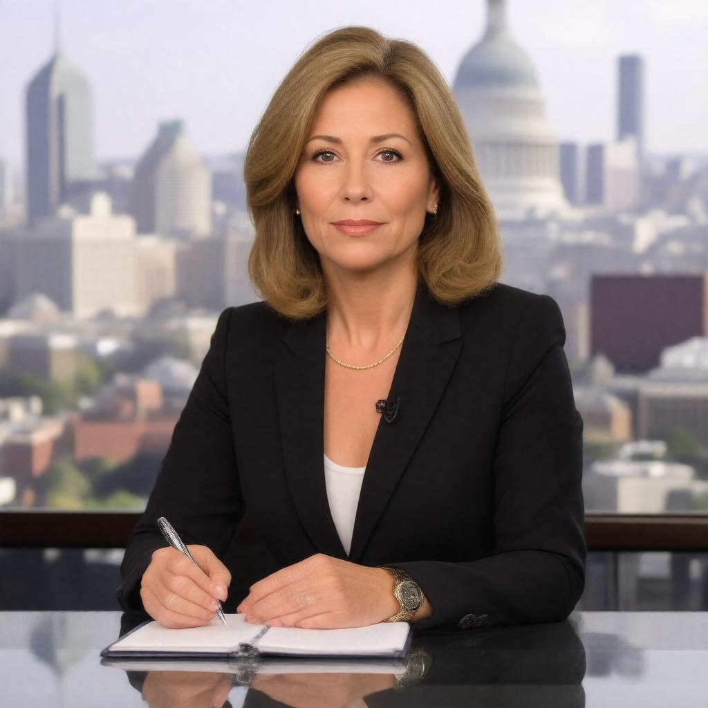 AI-created image of Sarah D. Wire