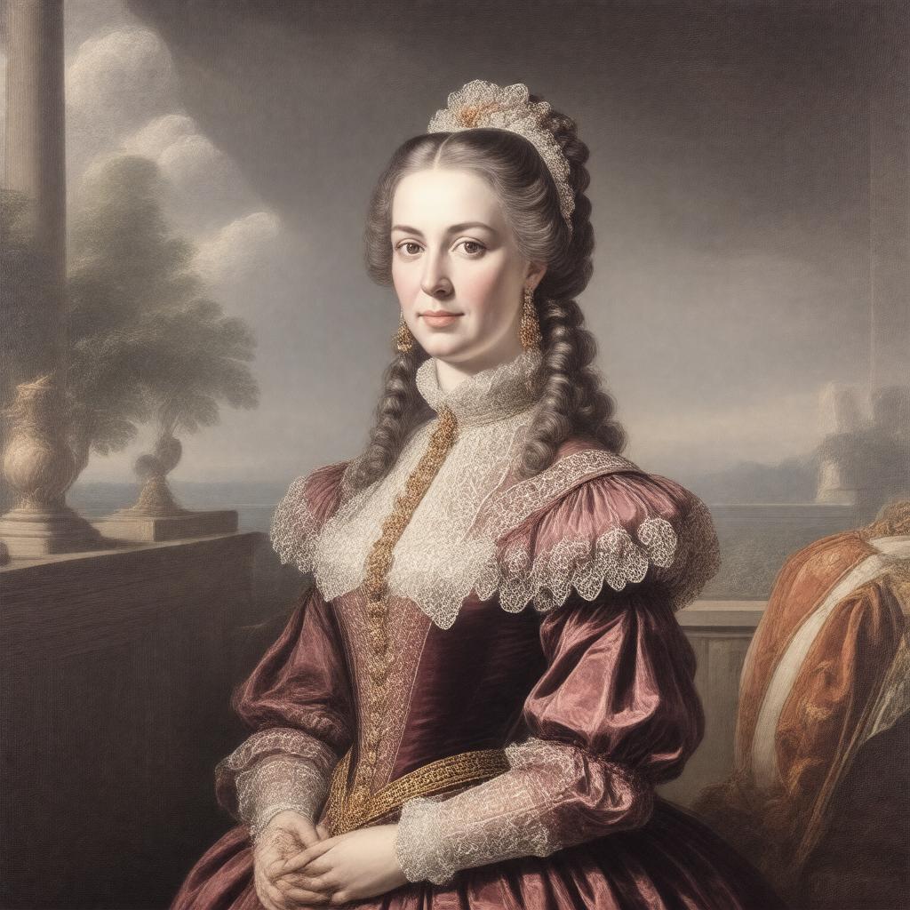 AI-created image of Sarah Gwynne