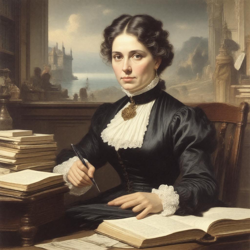 AI-created image of Sarah Margaret Fuller