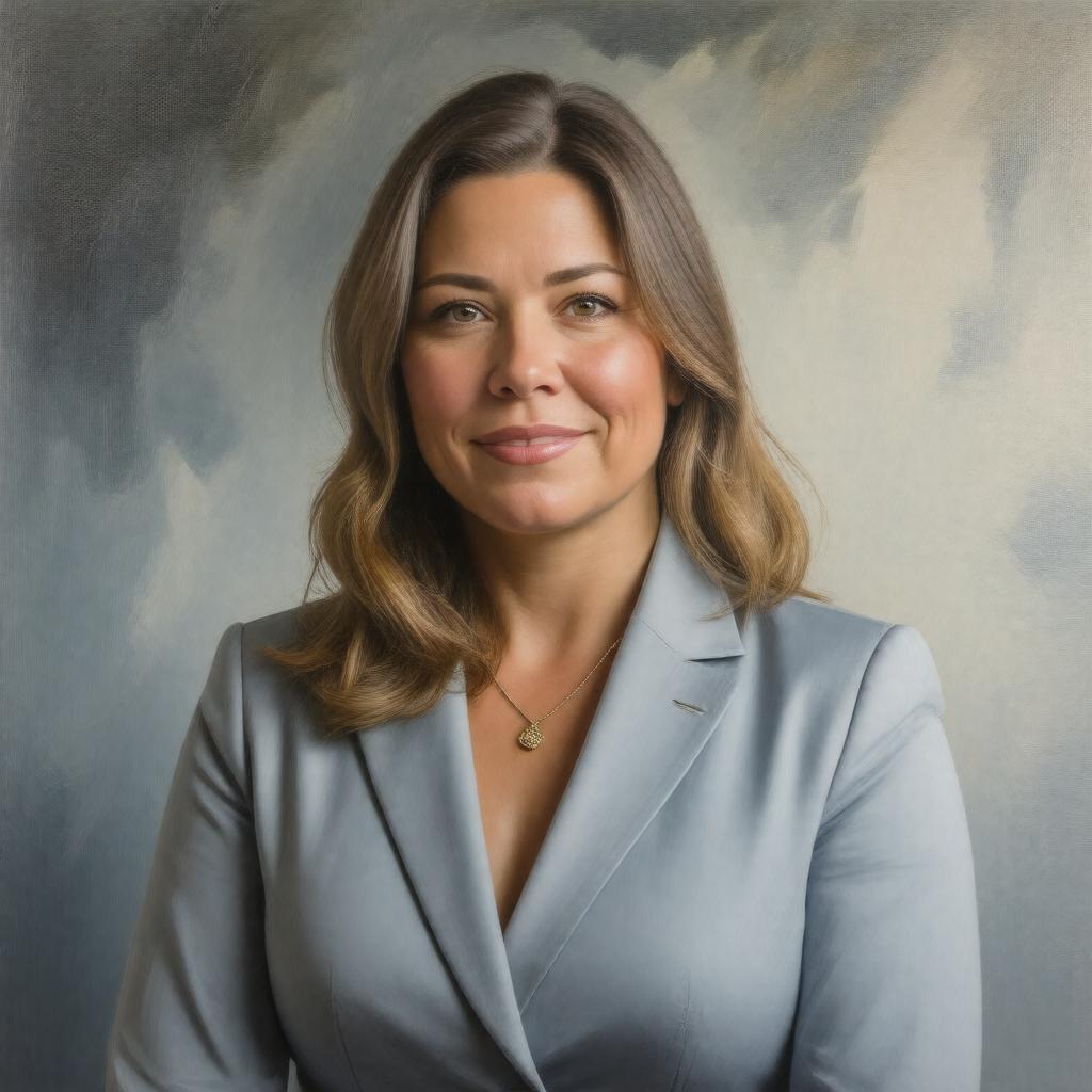 Click to view larger image AI-created image of Sarah Sanders Irving