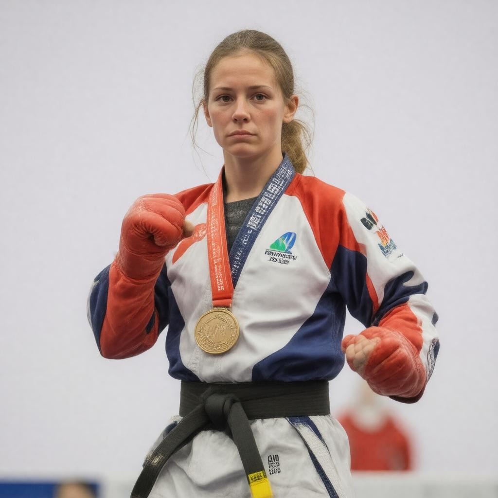 AI-created image of Sarah Stevenson