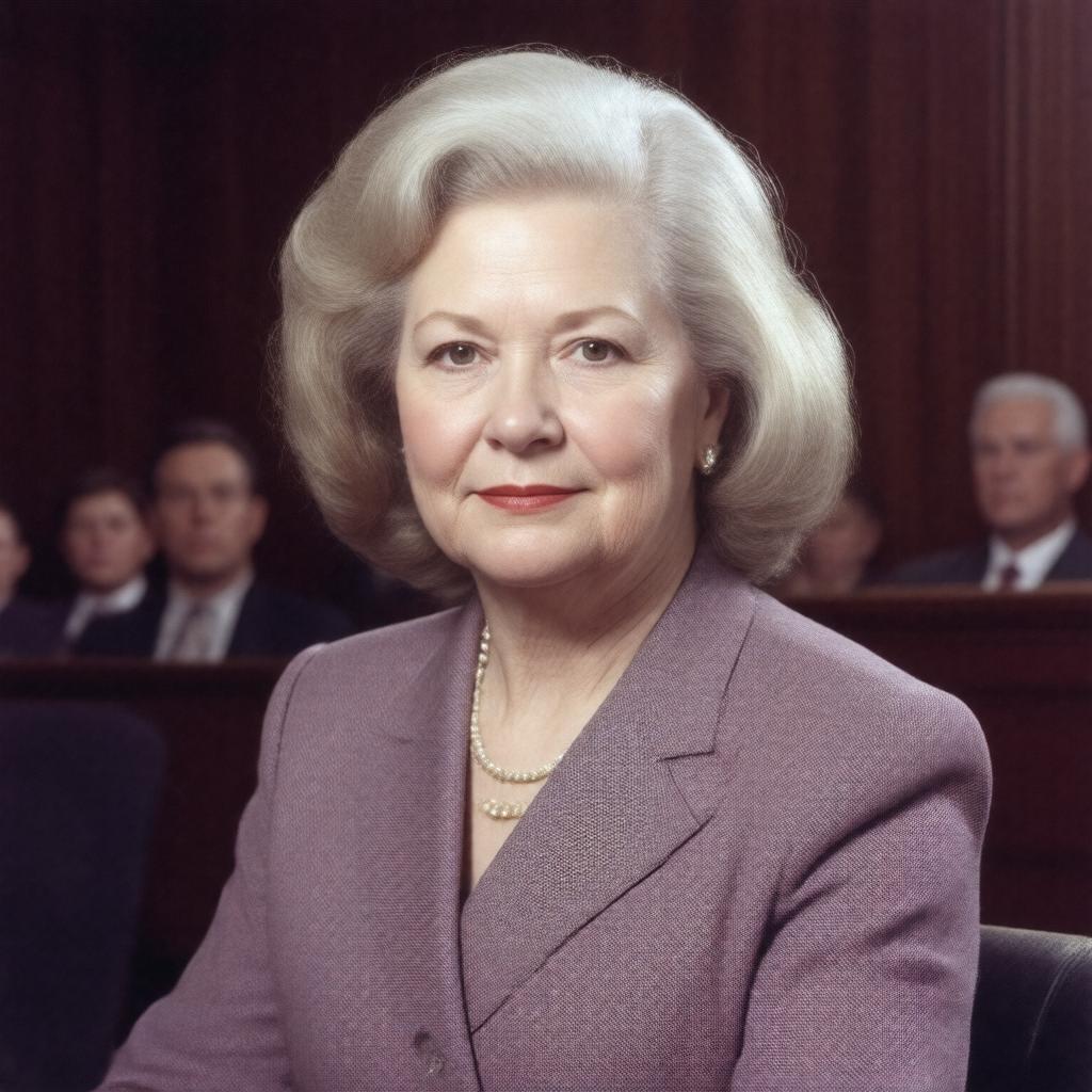 AI-created image of Sarah Weddington