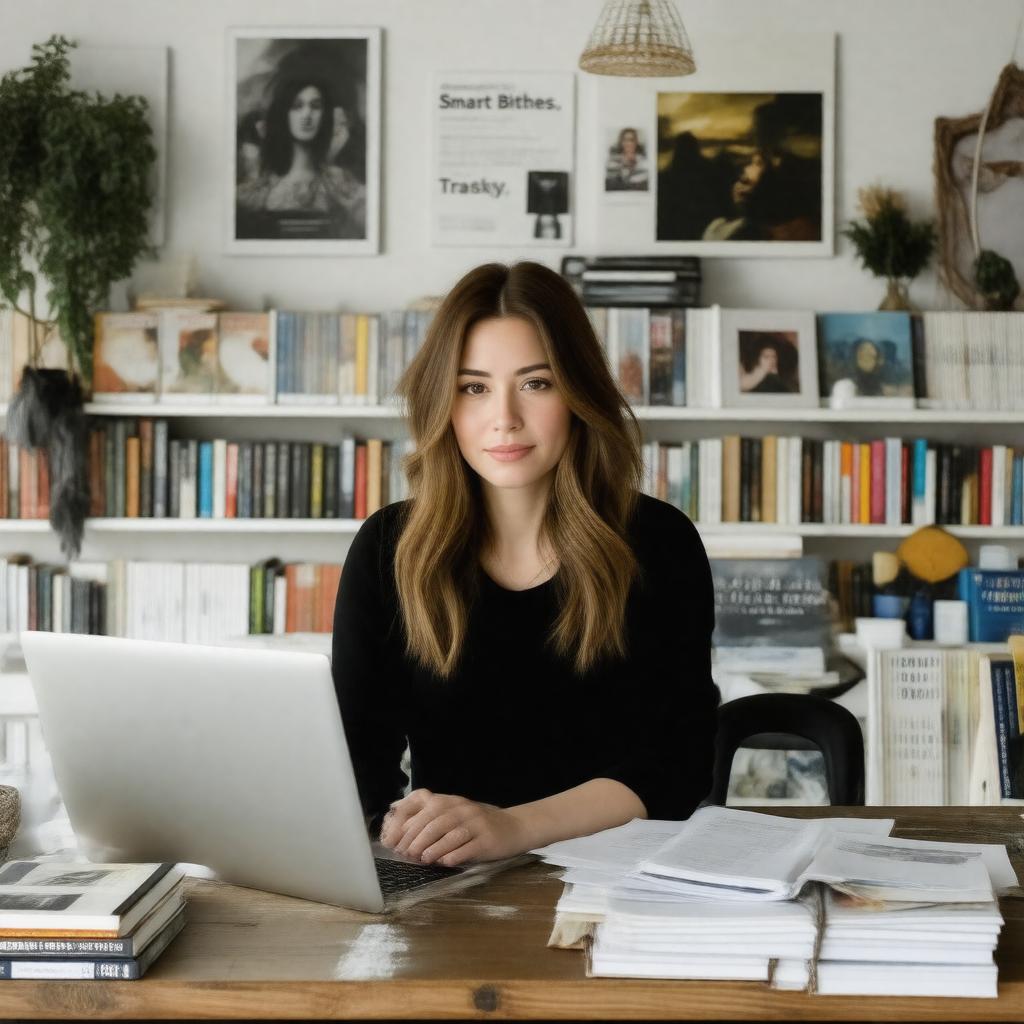 AI-created image of Sarah Wendell