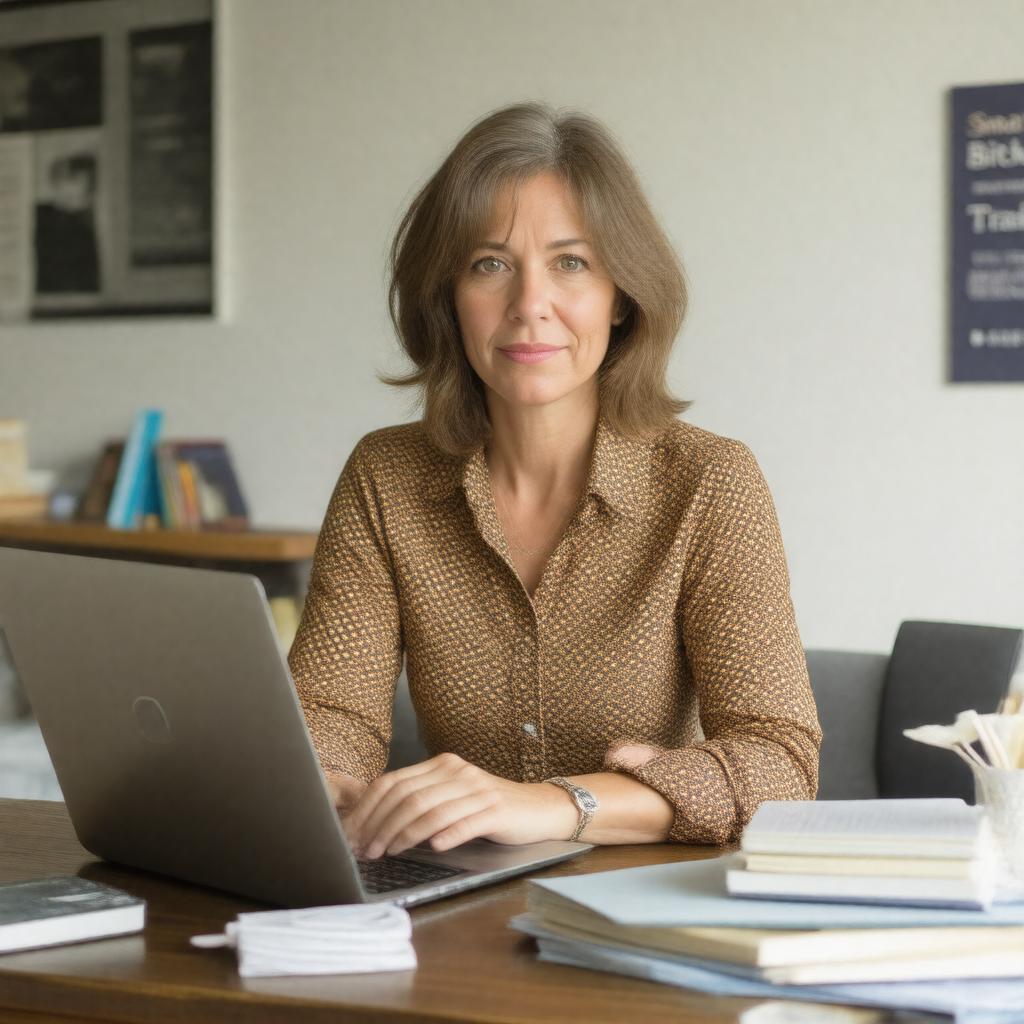 AI-created image of Sarah Wendell Holmes