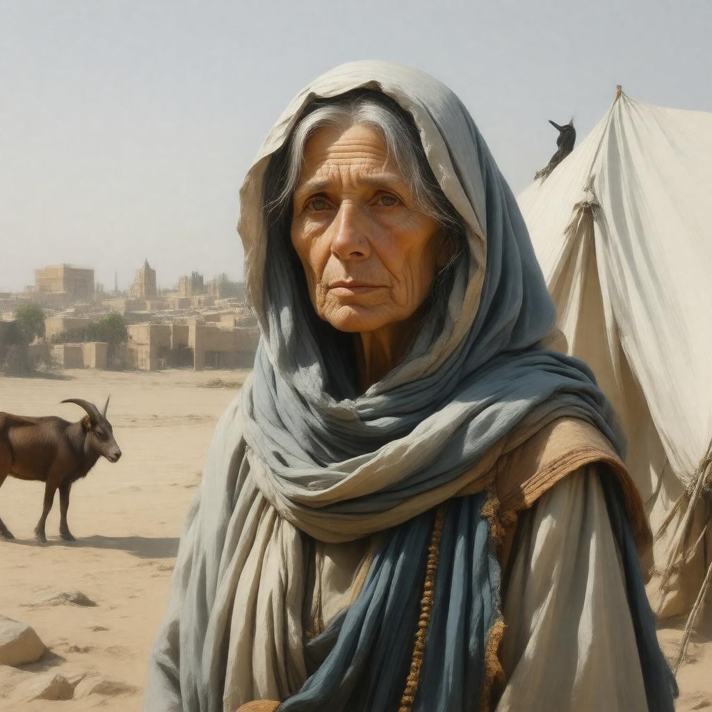 Click to view larger image AI-created image of Sarah (biblical figure)