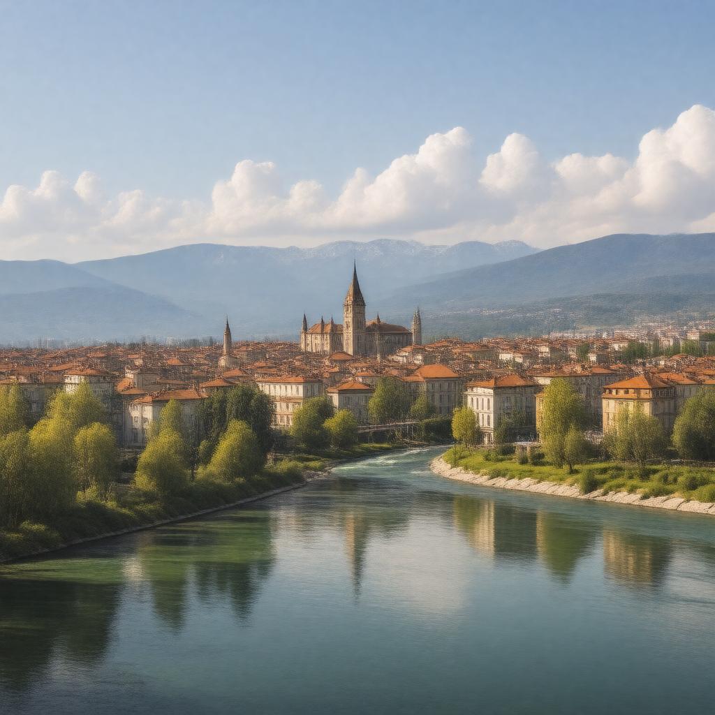 AI-created image of Sarajevo, Bosnia and Herzegovina