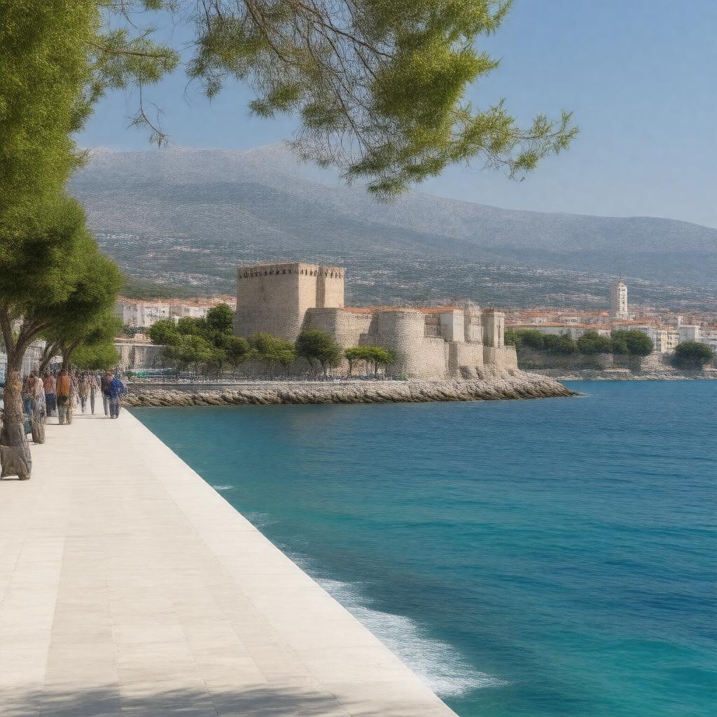 AI-created image of Sarandë