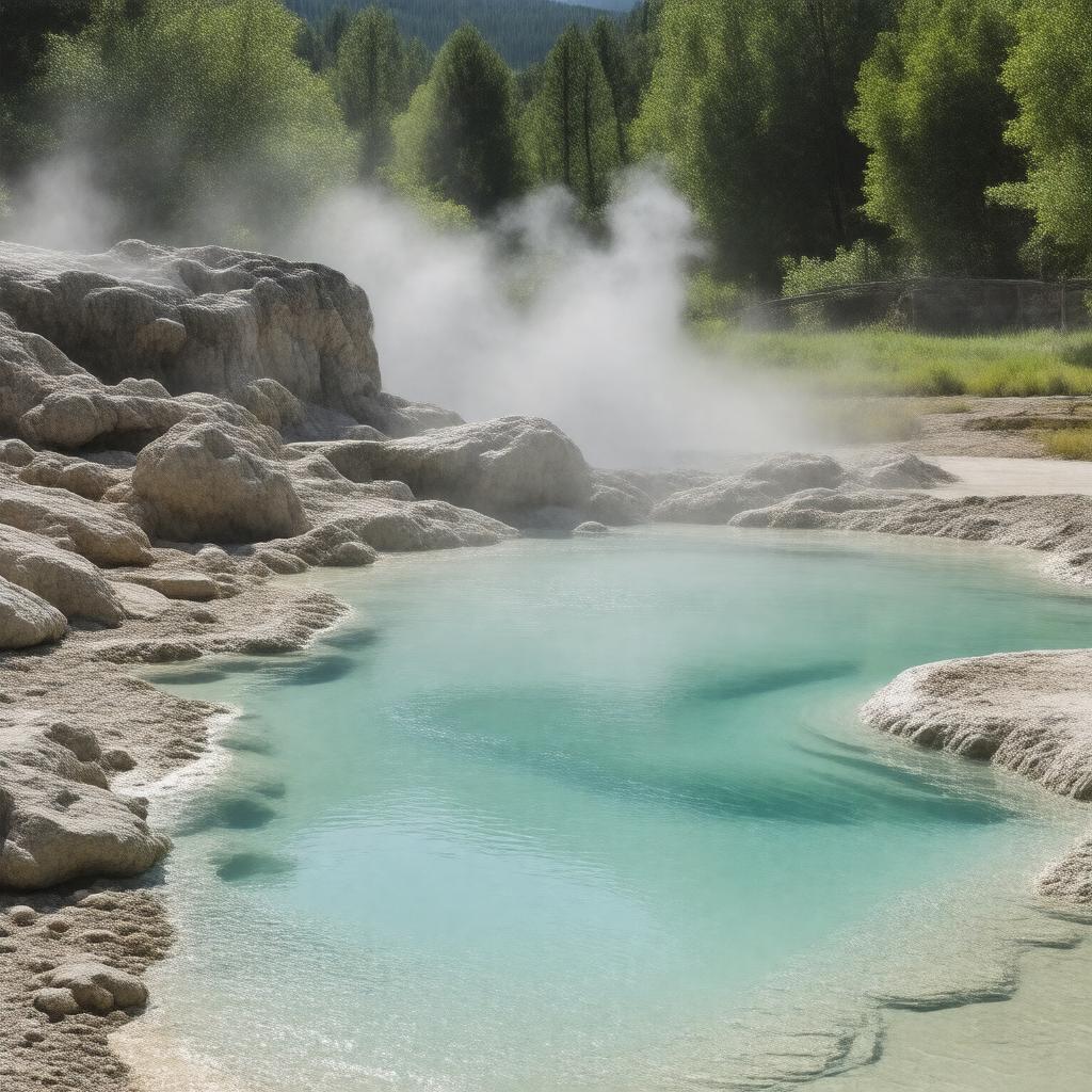 AI-created image of Saratoga Hot Springs