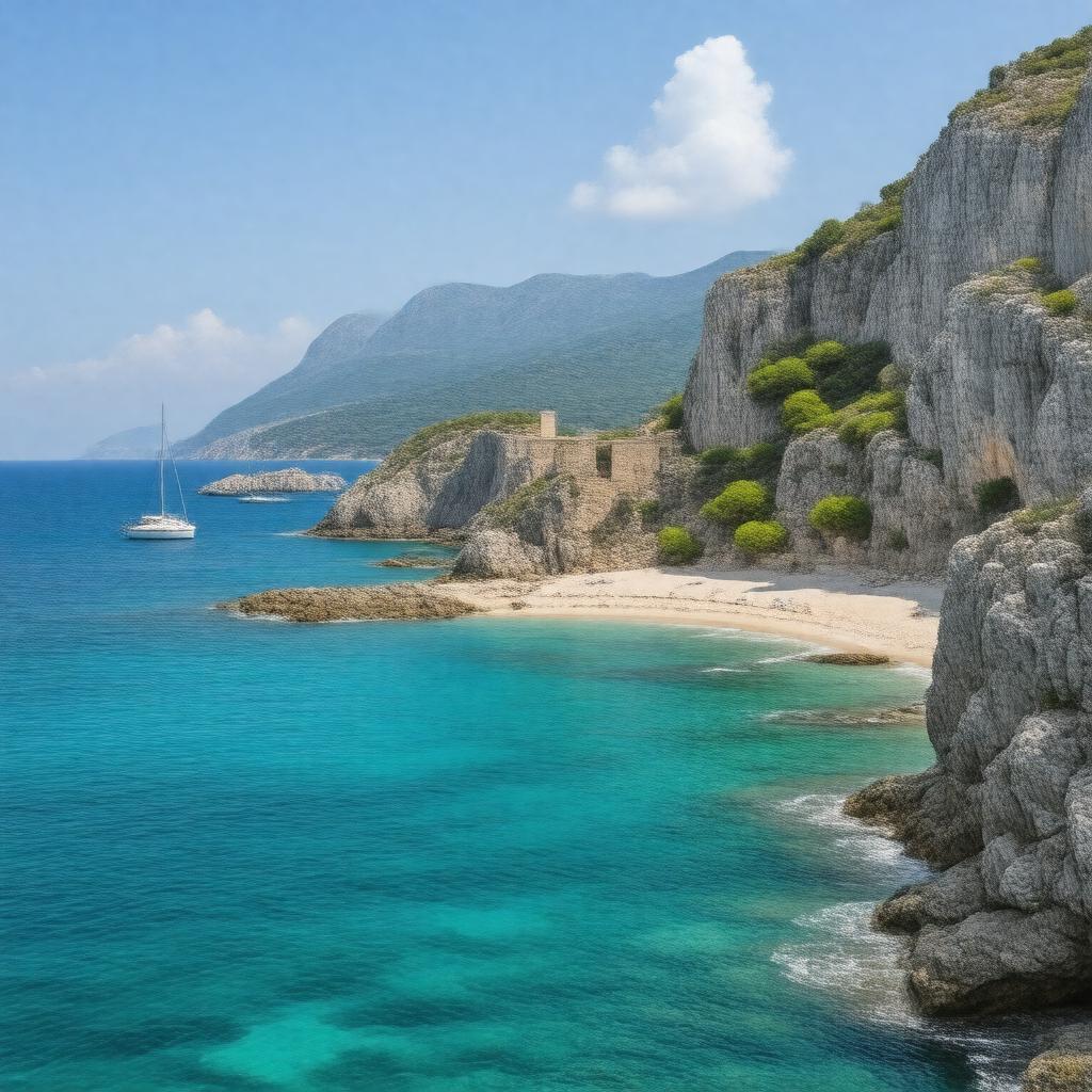 AI-created image of Sardinia