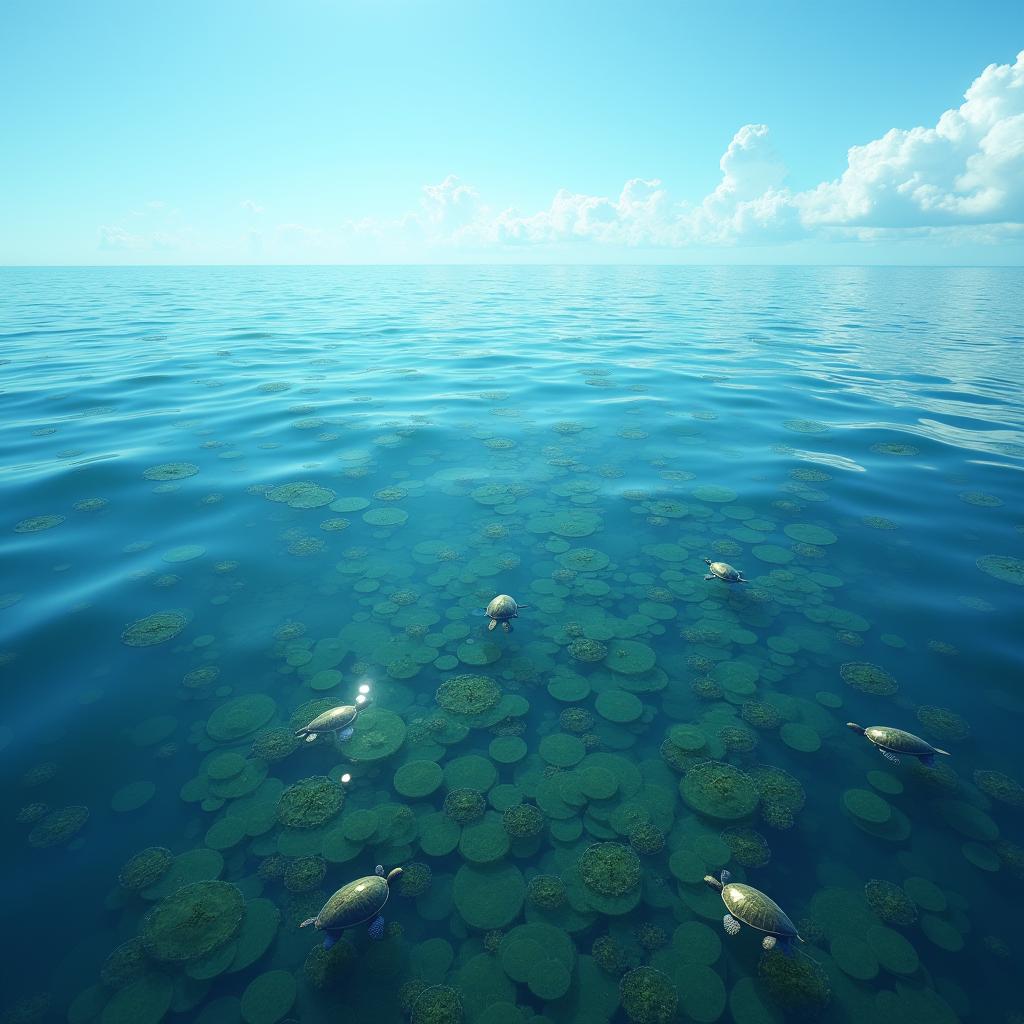 AI-created image of Sargasso Sea