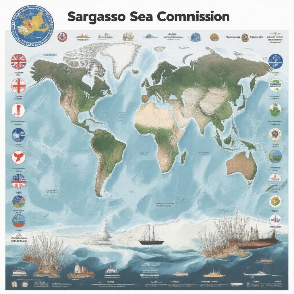 Click to view larger image AI-created image of Sargasso Sea Commission