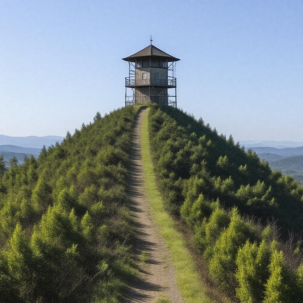 AI-created image of Sassafras Mountain