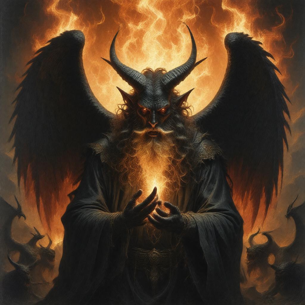 AI-created image of Satan