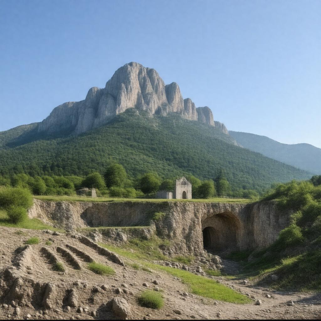 AI-created image of Sataplia Mountain