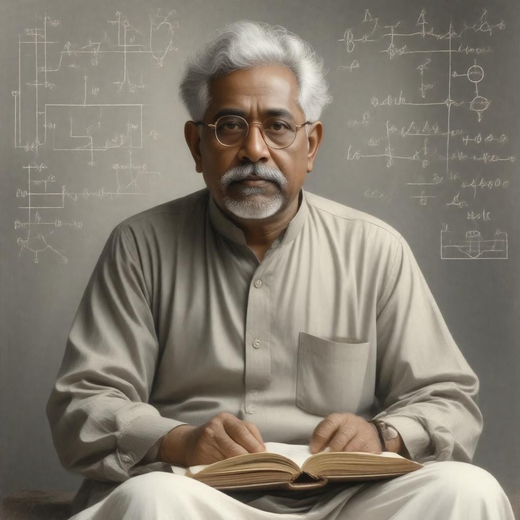 AI-created image of Satyendra Nath Bose