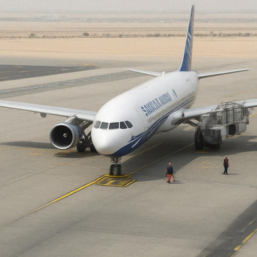 AI-created image of Saudia Airlines