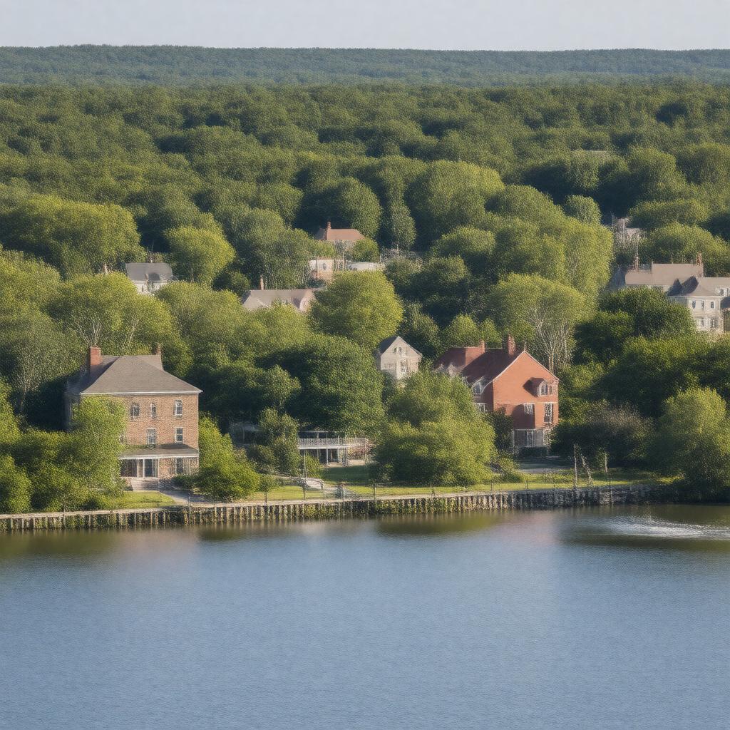 AI-created image of Saugus, Massachusetts