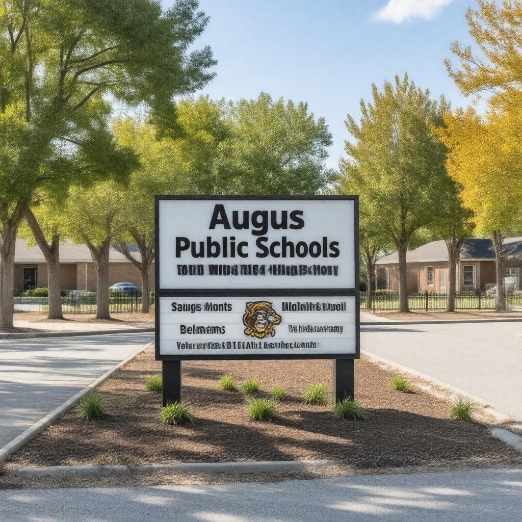 AI-created image of Saugus Public Schools