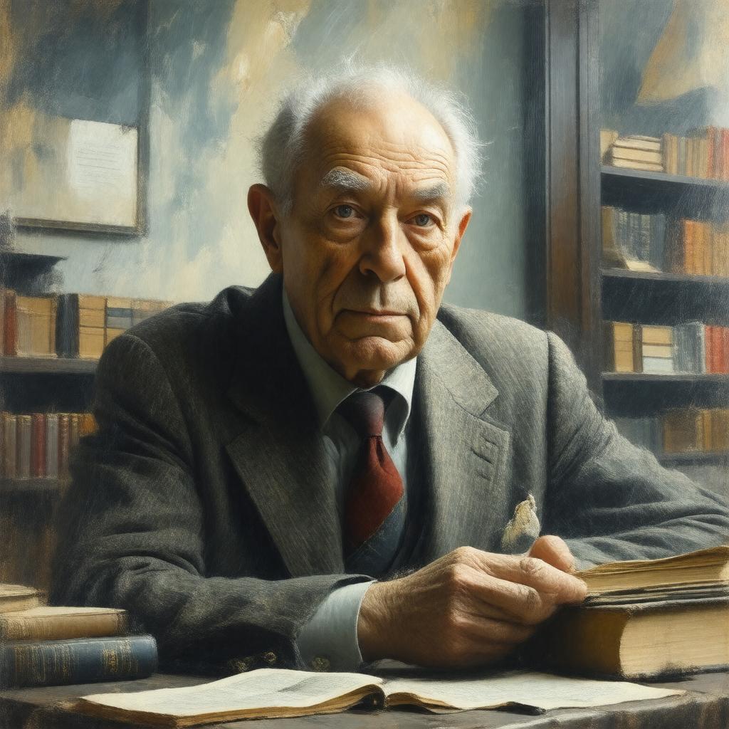AI-created image of Saul Bellow