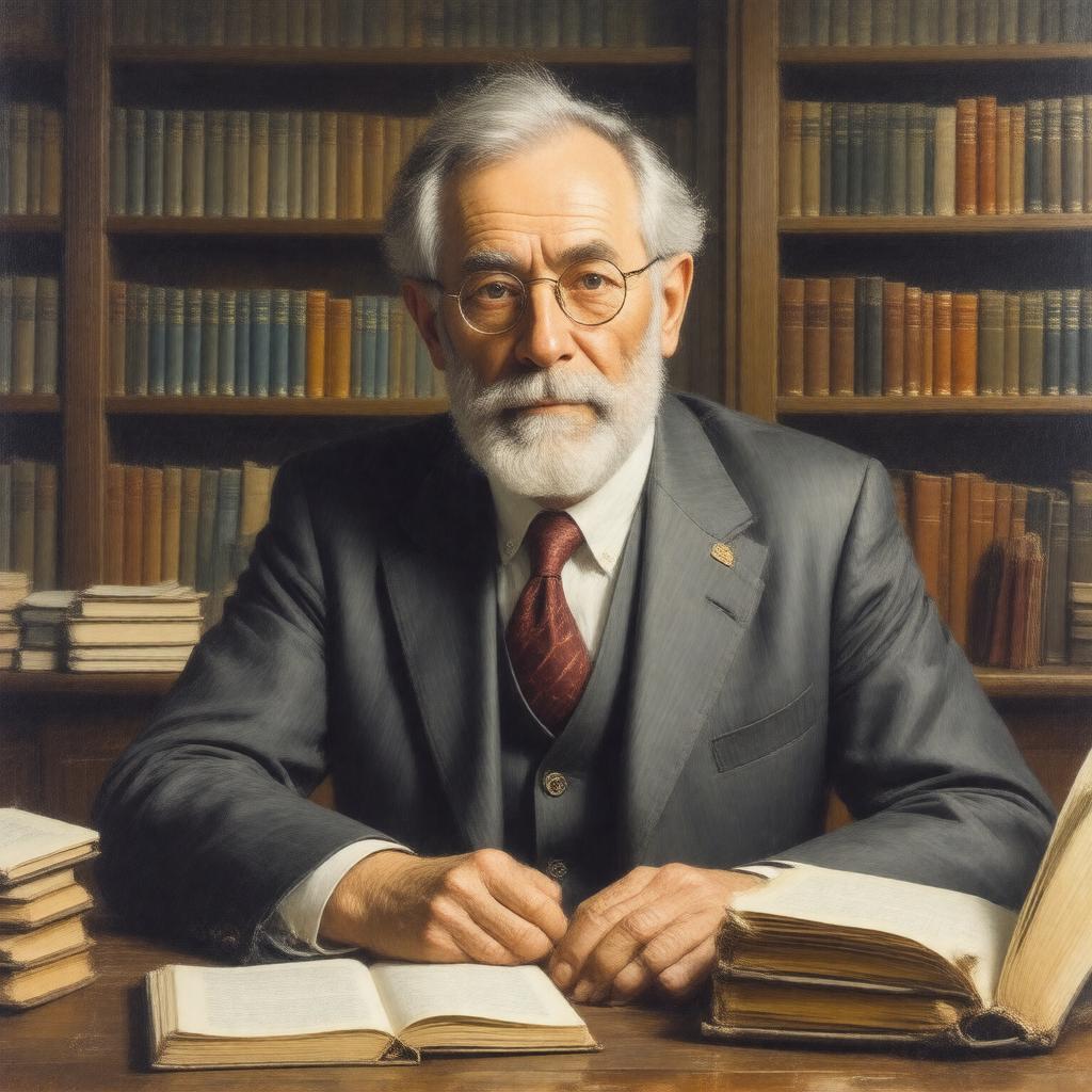 AI-created image of Saul Kripke