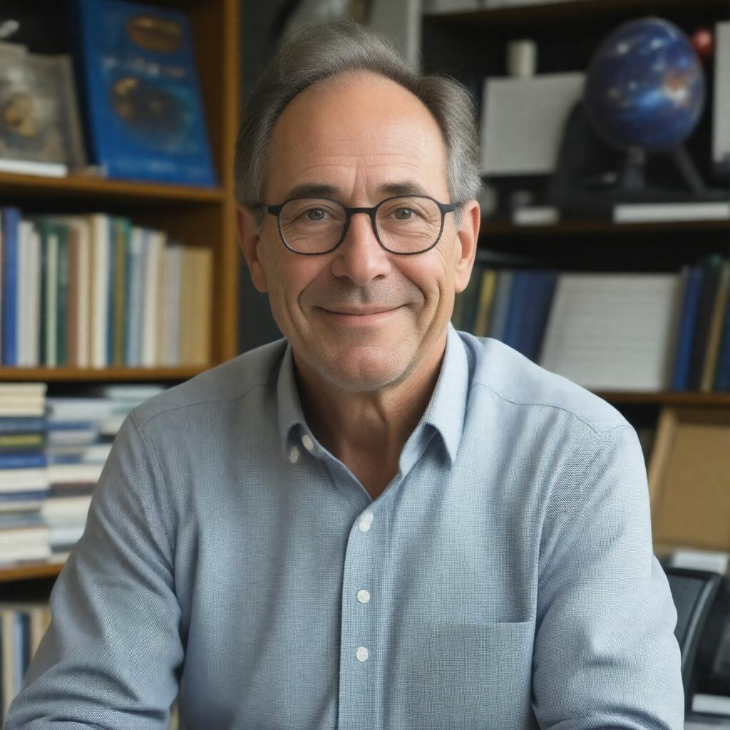 AI-created image of Saul Perlmutter