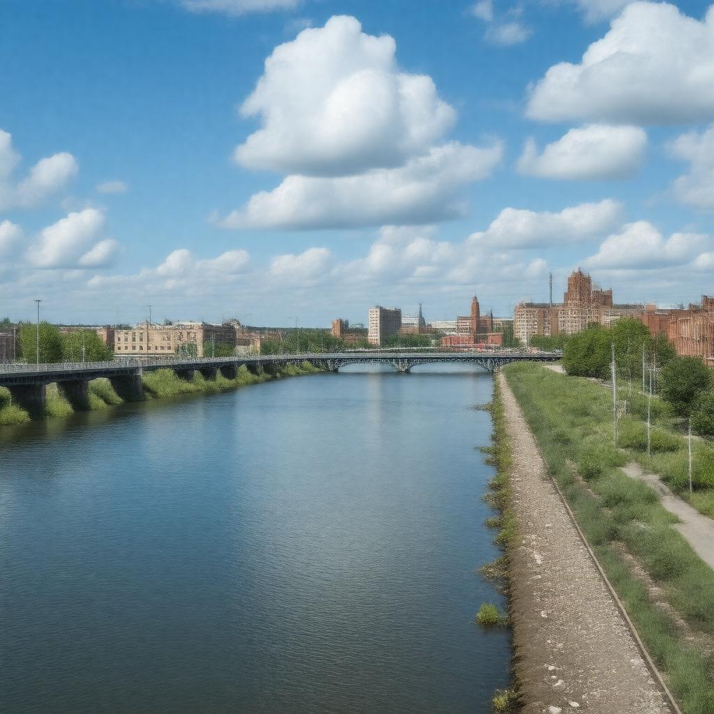 AI-created image of Sault Ste. Marie, Canada