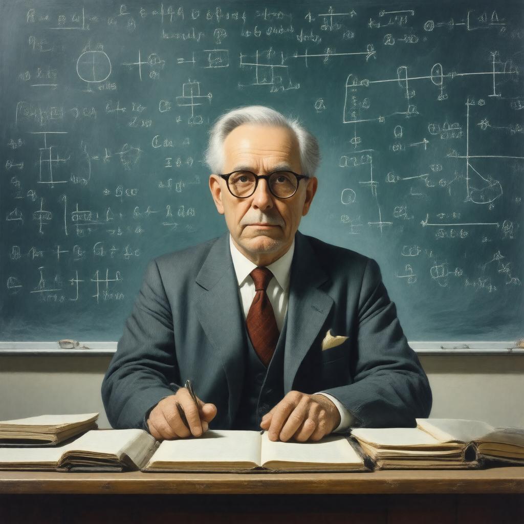 AI-created image of Saunders Mac Lane