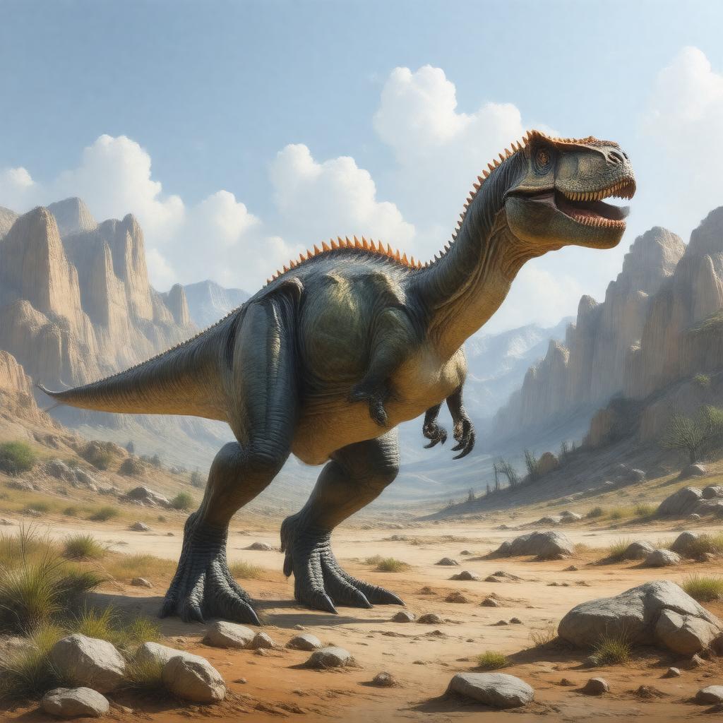 Click to view larger image AI-created image of Saurophaganax