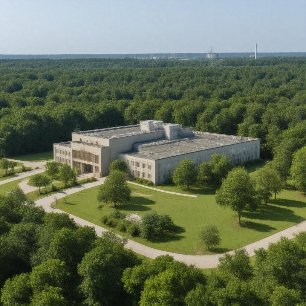 Click to view larger image AI-created image of Savannah River National Laboratory