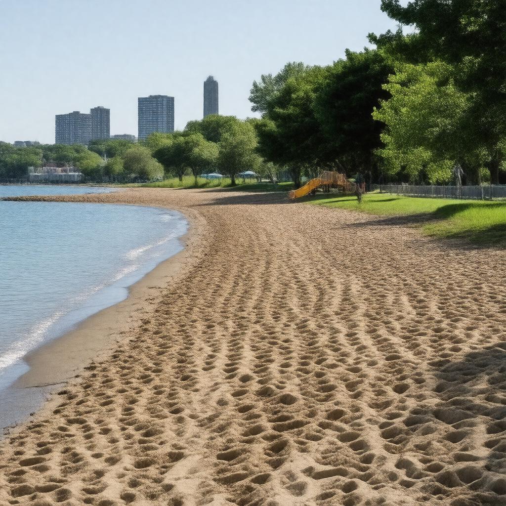 AI-created image of Savin Hill Beach