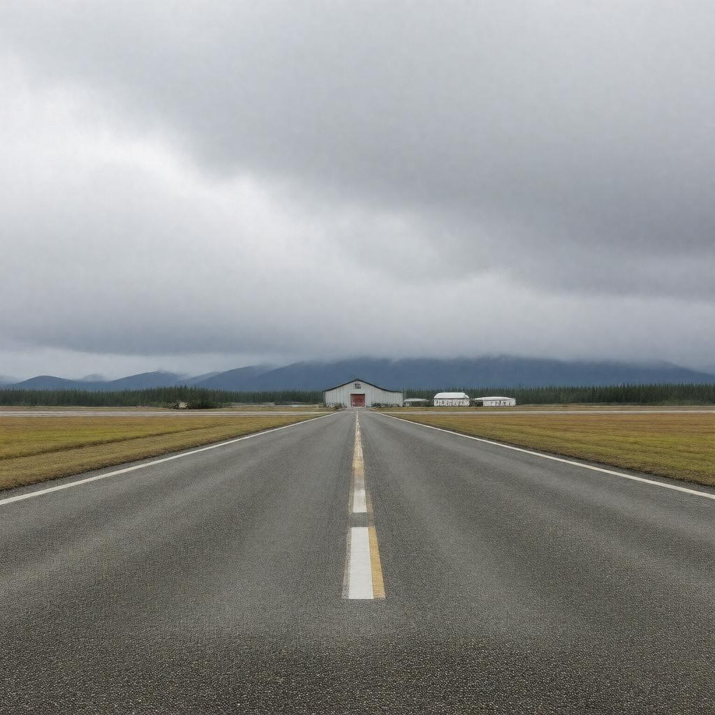 AI-created image of Savoonga Airport