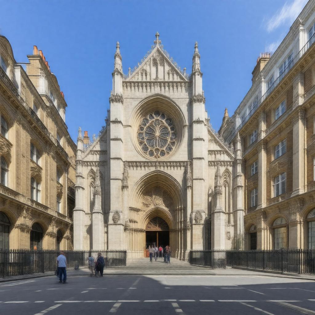 Click to view larger image AI-created image of Savoy Chapel, London