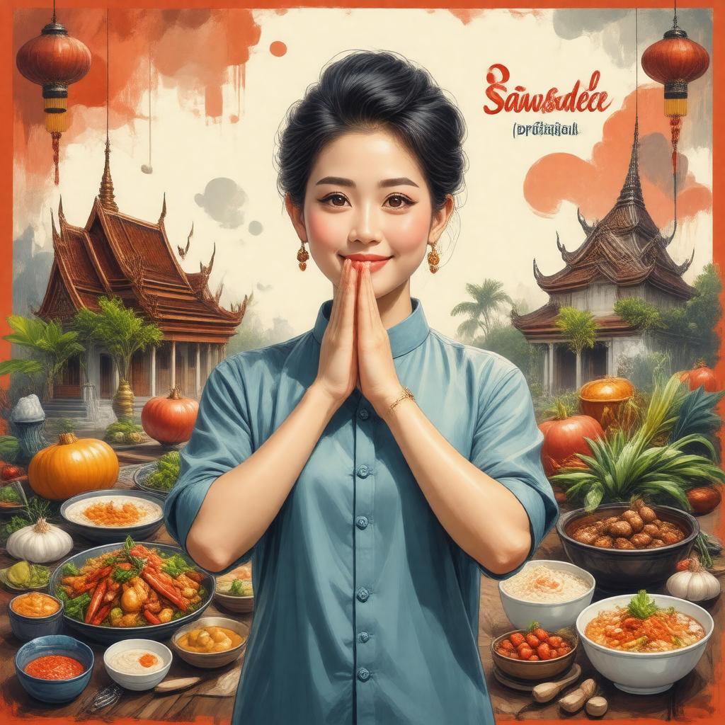 Click to view larger image AI-created image of Sawasdee