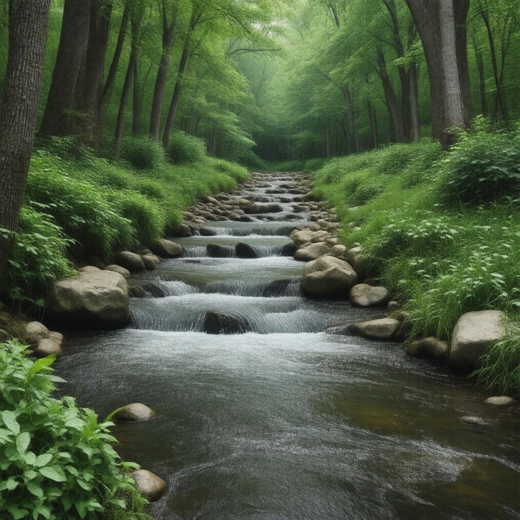 AI-created image of Sawmill Brook
