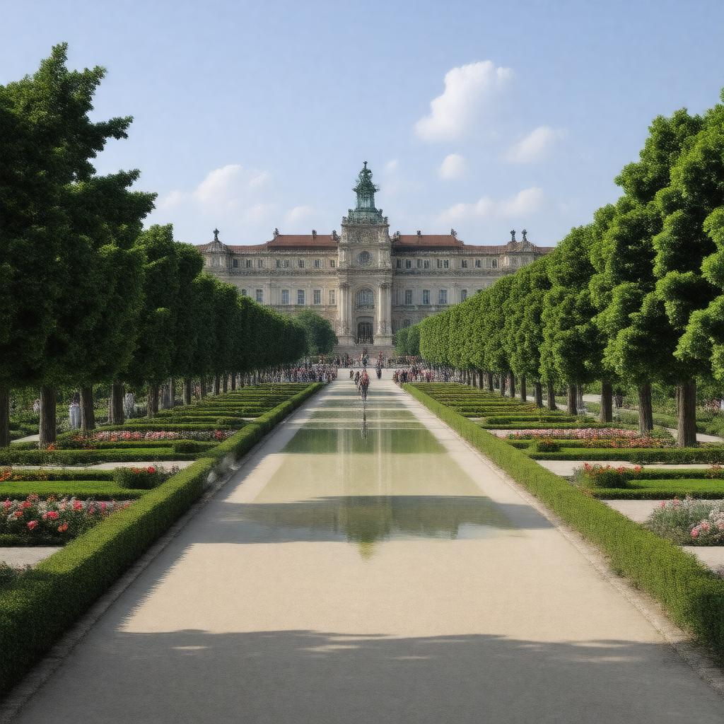 Click to view larger image AI-created image of Saxon Garden