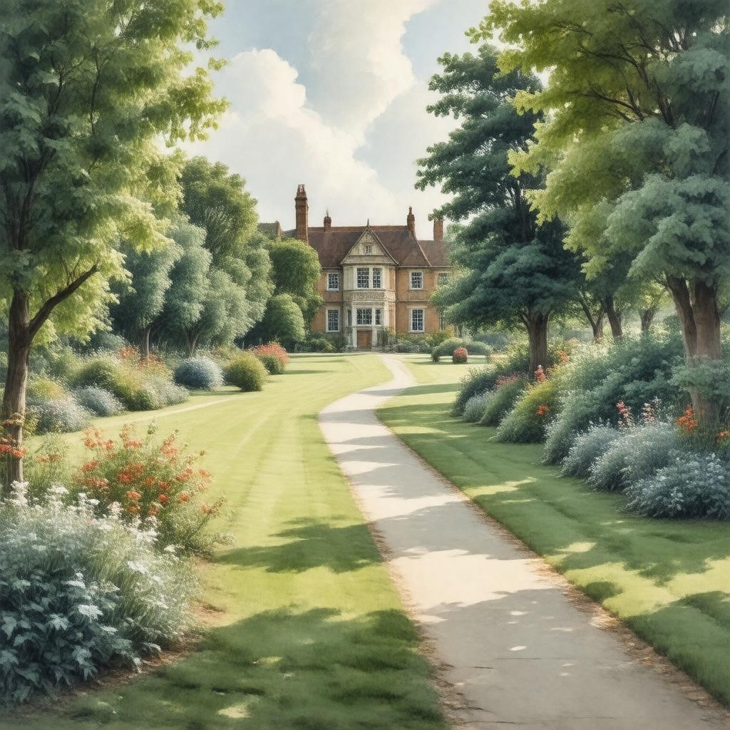 AI-created image of Sayes Court