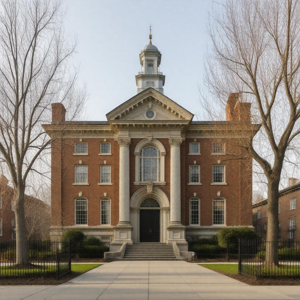 AI-created image of Sayles Hall