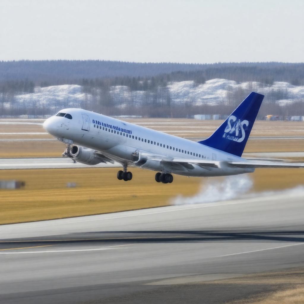 AI-created image of Scandinavian Airlines