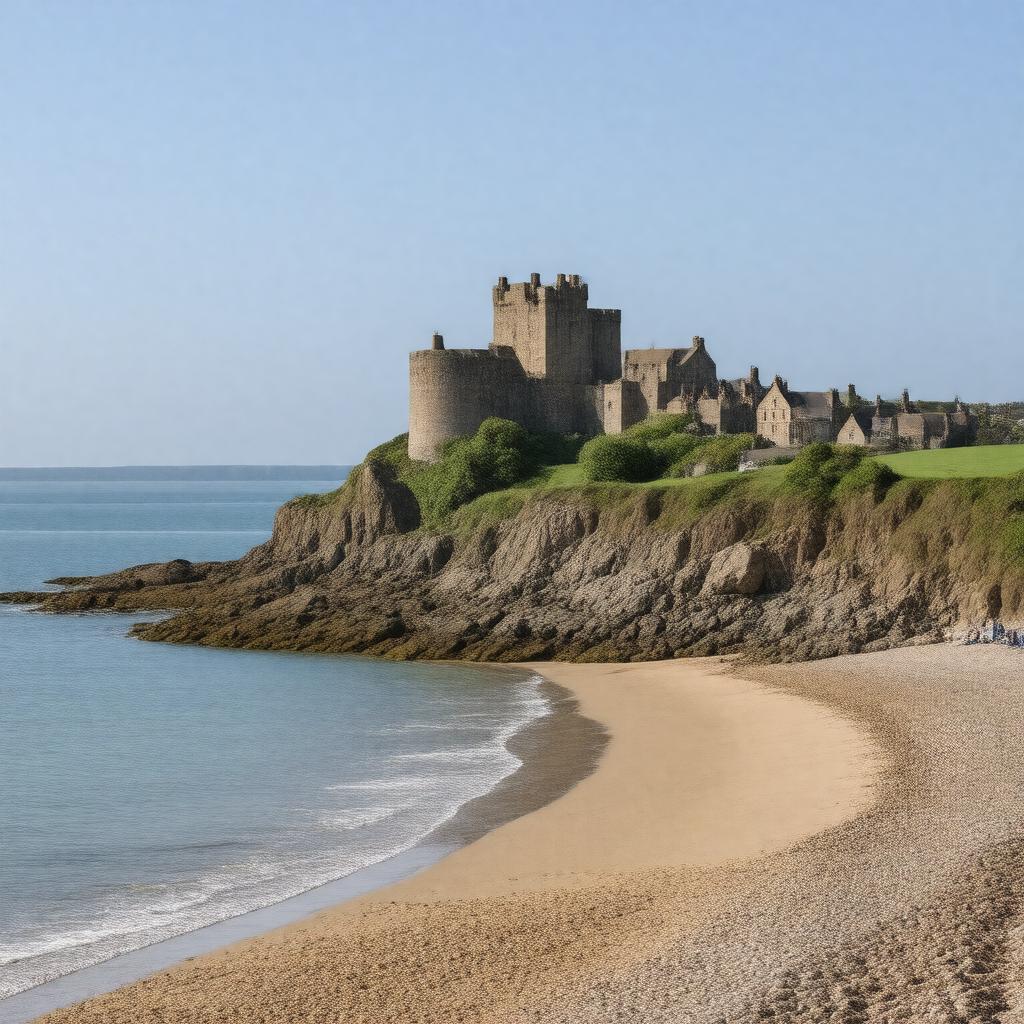 AI-created image of Scarborough, North Yorkshire, England