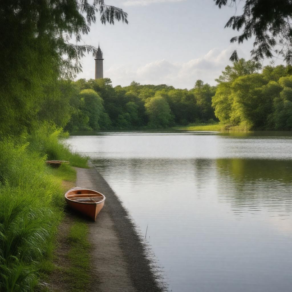 AI-created image of Scargo Lake