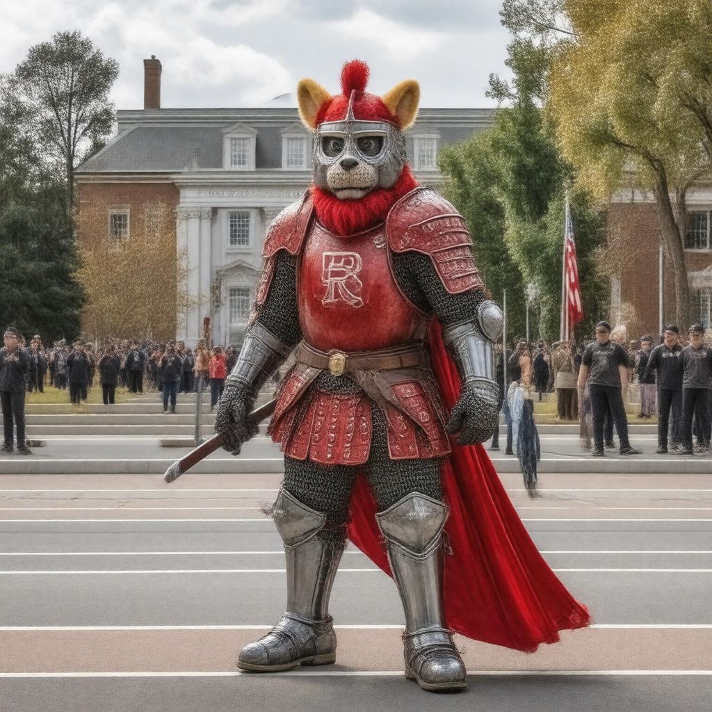 Click to view larger image AI-created image of Scarlet Knight